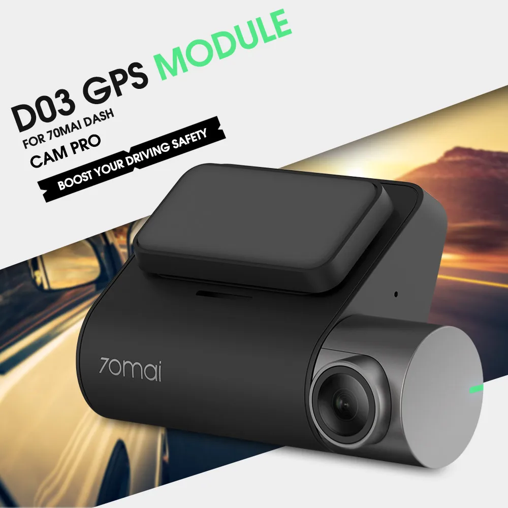70mai Dash Cam Pro GPS модуль английская Русская версия для Автомобильный
