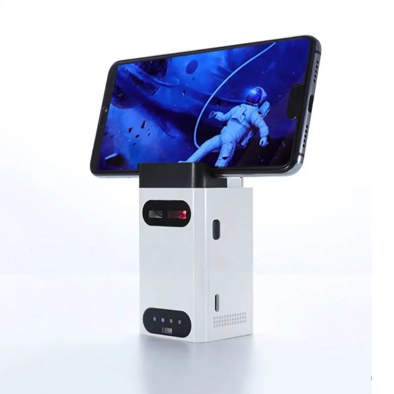 Держатель для телефона для смартфона, внешний аккумулятор, подставка с беспроводной лазерной проекцией, виртуальная клавиатура, мышь для iphone, ipad, планшетов