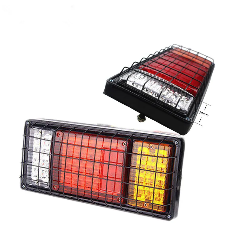 2x12V новейший дизайн 40-LEDs задний стоп индикатор для грузовика прицепа с железной