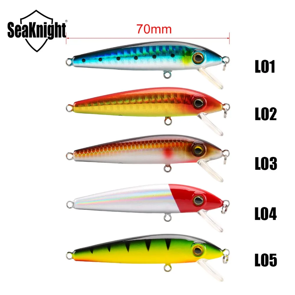 SeaKnight SK012 1 шт. Высококачественная рыболовная приманка 6 г 7 см 0 м жесткая для