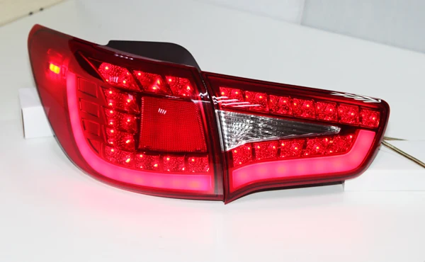 2009 2010 2011 2012 2013 год для KIA Sportage R светодиодный задний задние фары задние фонари Красный цвет поворотный сигнал парковка бег