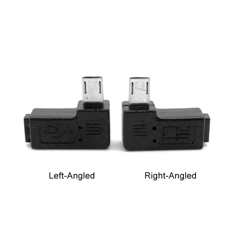 Удлинитель для кабеля CY 9 мм 90 градусов с левым углом Micro USB 2 0 5 контактный Папа мама|Кабели MP3/MP4-плееров| |