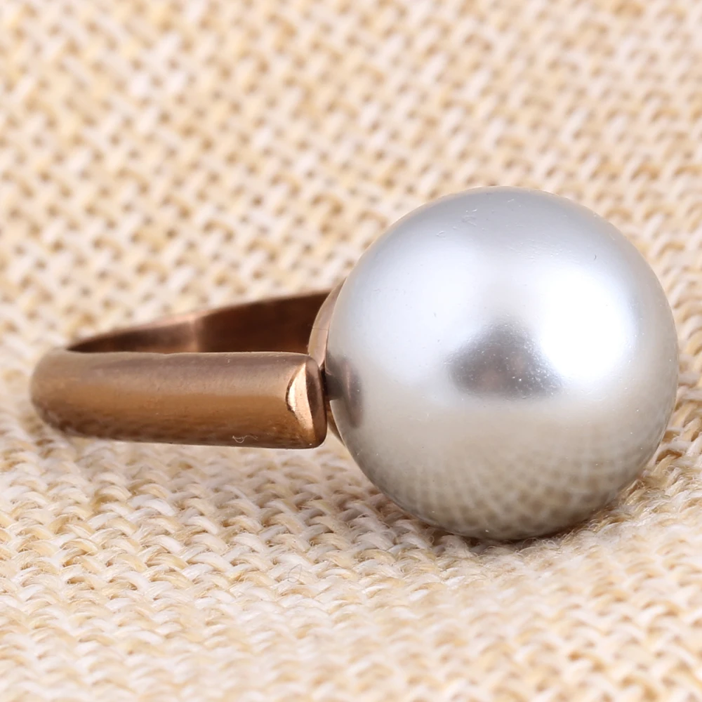 Женское кольцо из нержавеющей стали розовое золото|engagement rings for women|engagement ringrings women
