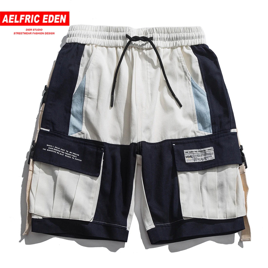 Мужские шорты карго aelfrec Eden летние до колена с лентами для фитнеса 2019|Мужские