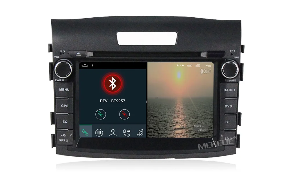 Mekede Octa 8 Core автомобильный DVD gps android 9,1 2 ГБ+ 32 ГБ для Хонда сrv CR-V 2011 2012 2013 Видео Радио Поддержка 4 аппарат не привязан к оператору сотовой связи