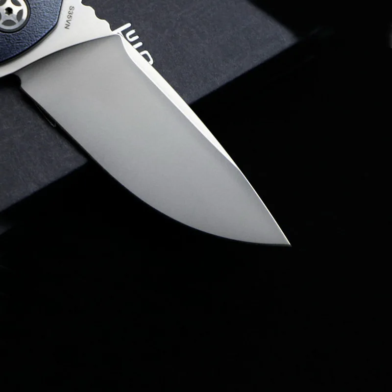 CH3504 Флиппер складной нож S35VN лезвие шарикоподшипники TC4 титановая ручка Открытый Отдых Охота карманные Фруктовые Ножи EDC инструменты