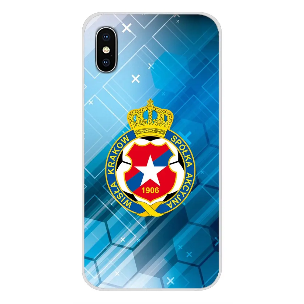 Футбольная команда Wisla Краковская мягкая прозрачная оболочка для Xiaomi Mi6 A1 5X 6X Redmi
