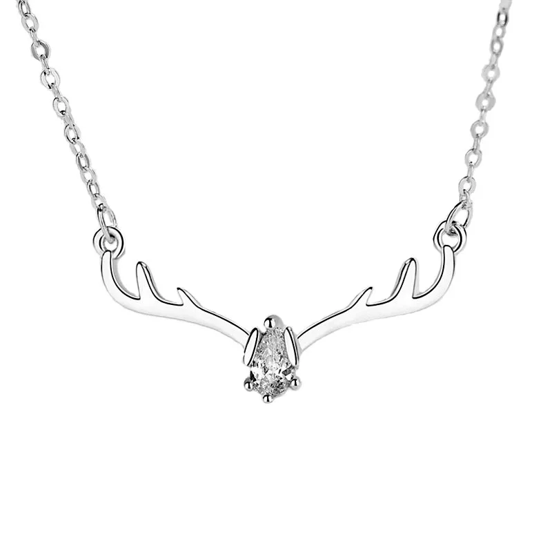 [Красные деревья] ювелирные изделия из стерлингового серебра 925 пробы ожерелье с