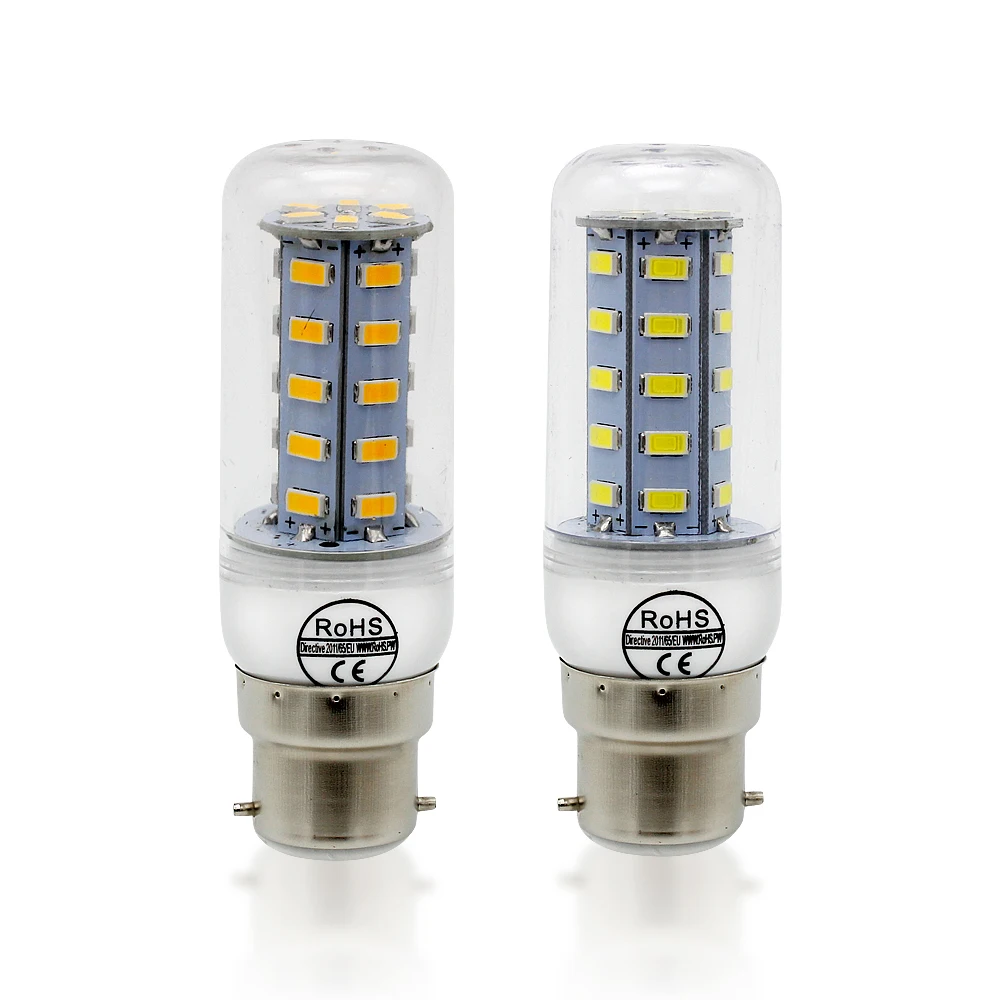 1 шт. Супер Светодиодная лампа E27 E14 G9 GU10 B22 Lampadas Led 24 36 48 56 69 72leds 220 В SMD 5730 кукурузная