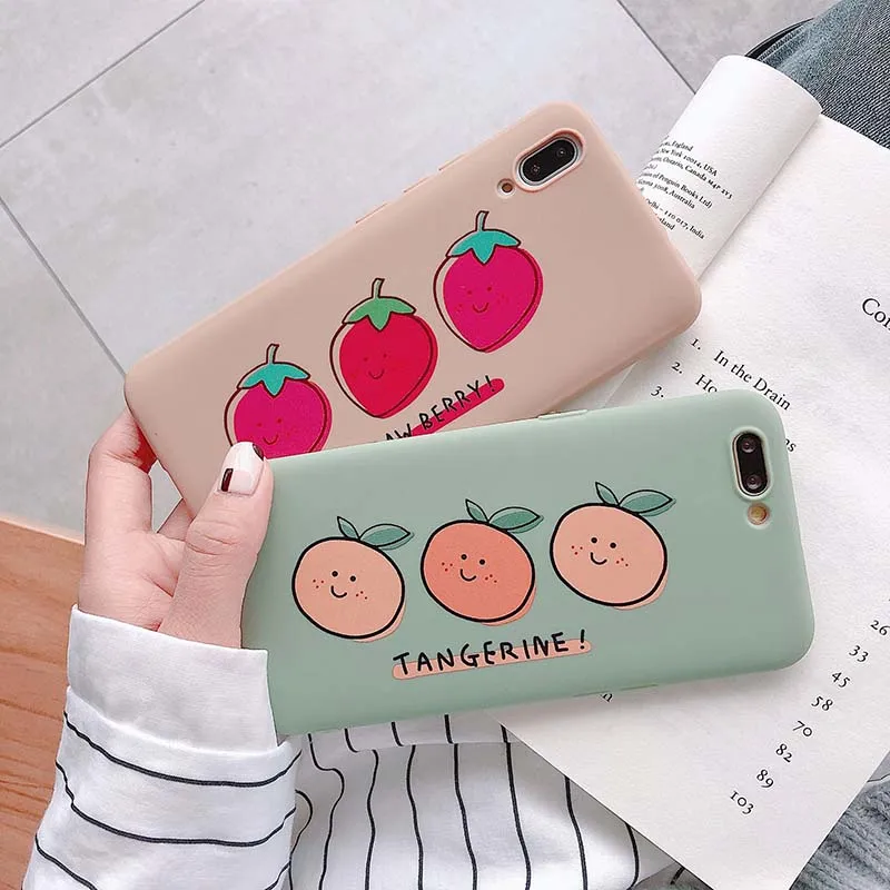 Забавный Английский с надписью клубника оранжевый чехол для iPhone X XR XS Max 6 S 7 8 Plus