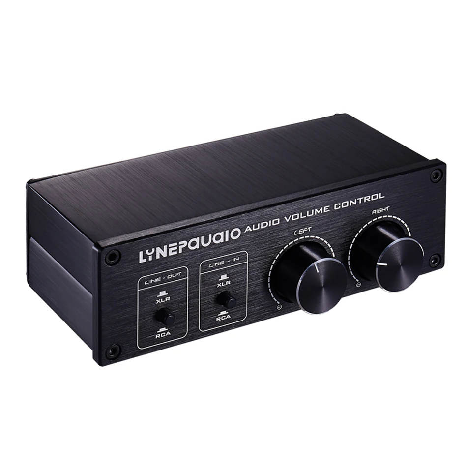 Hi-fi 2 In put 2-выходной аналоговый аудиопереключатель XLR /RCA с регулировкой громкости |