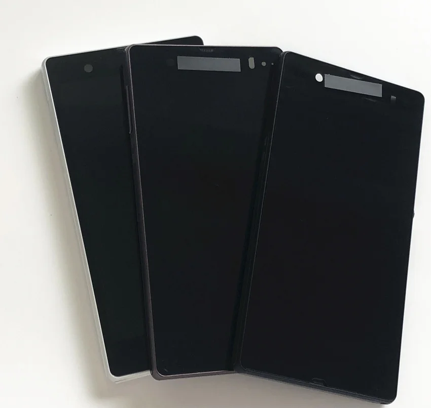Оригинальный дисплей для SONY Xperia Z LCD сенсорный экран с рамкой L36H C6603 C6602 C6606 ЖК
