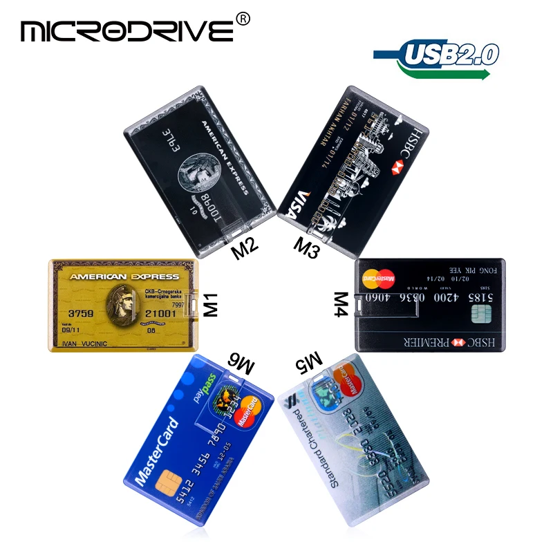 Кредитная карта мастер visa карты HSBC Американский Экспресс USB флэш накопитель