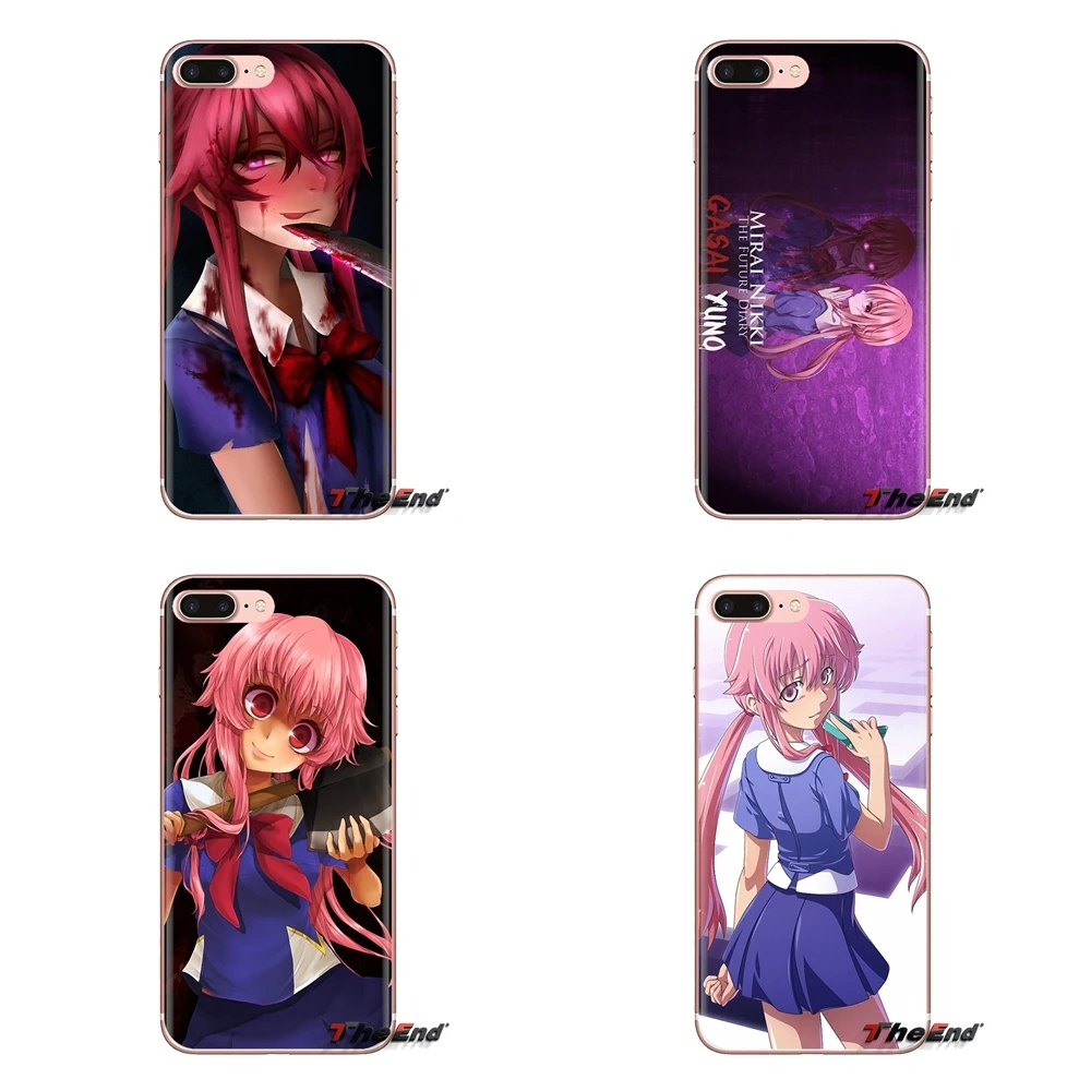 Gasai Yuno Future Diary series Art прозрачный чехол из ТПУ для Xiaomi Redmi 4A S2 Note 3 3S 4 4X5 Plus 6 7 6A Pro Pocophone F1