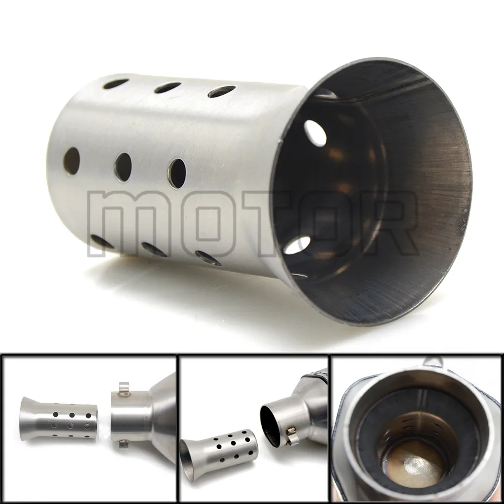 Универсальный глушитель выхлопной трубы из нержавеющей стали 51 мм Глушитель для