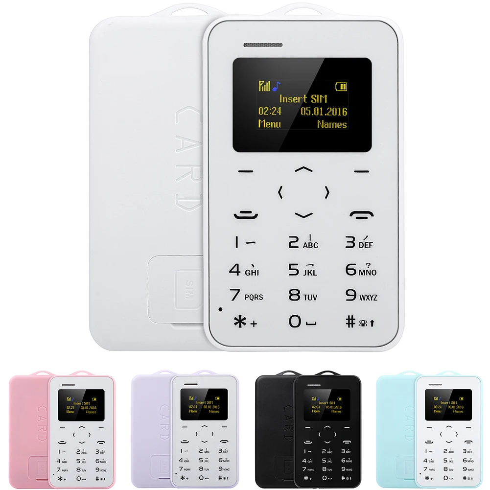 AIEK C6 1 0 ''карта TFT карманный мобильный телефон Bluetooth Календарь