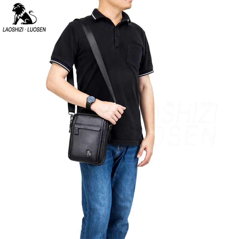 Men's Briefcase Bags For Laptop Man Business Bag Genuine Leather Handbags High Quality Leather Office Shoulder Bags Tote for Men