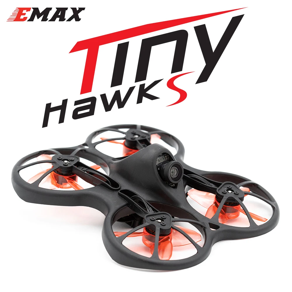 Квадрокоптер Emax 2S Tinyhawk S Mini FPV Racing с камерой 0802 15500KV бесщеточный мотор поддержкой
