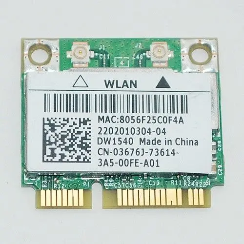 Двухдиапазонная WIFI карта DW1540 BCM943228HM4L 802.1a/b/g N 300 Мбит/с 3676J Latitude 6430u mini pcl e для Dell 1320