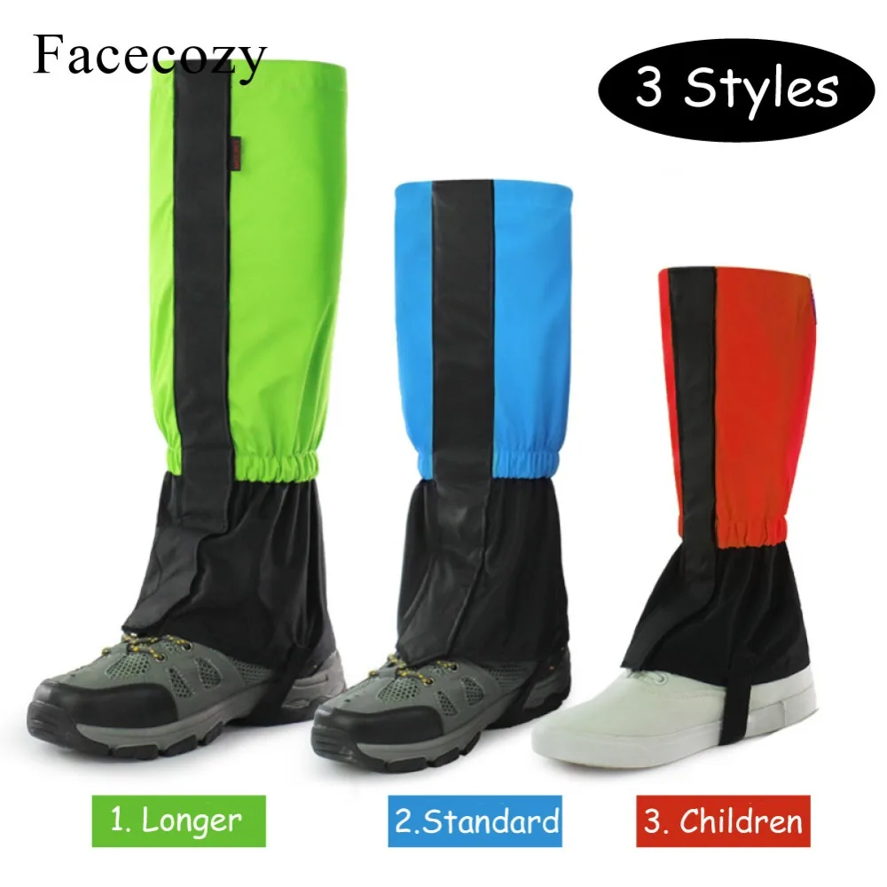 Facecozy Набор для катания на лыжах открытом воздухе Водонепроницаемые Гетры пеших