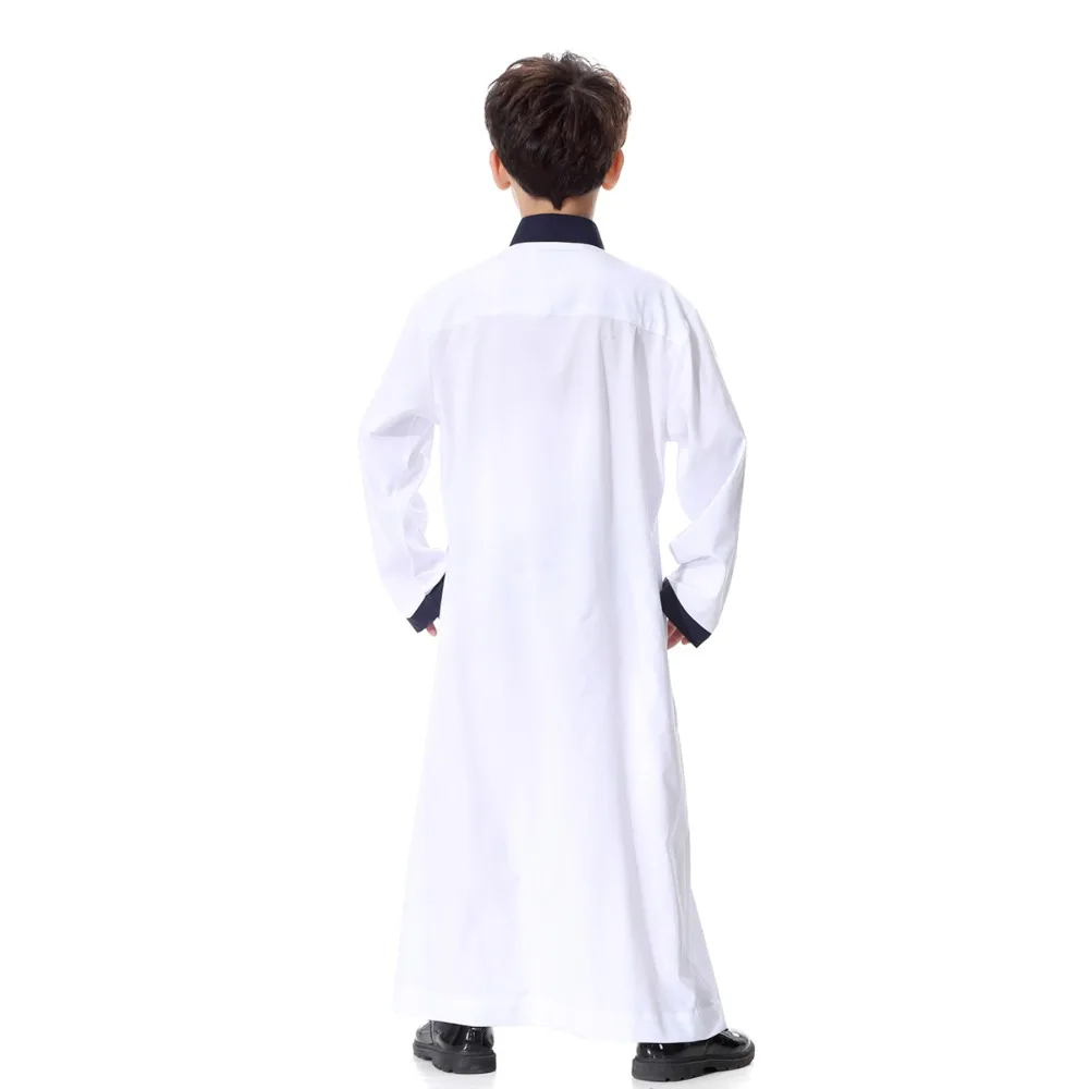 Мусульмане арабы мальчик Мужская Тауб Thawb Кафтан Исламская одежда Саудовская