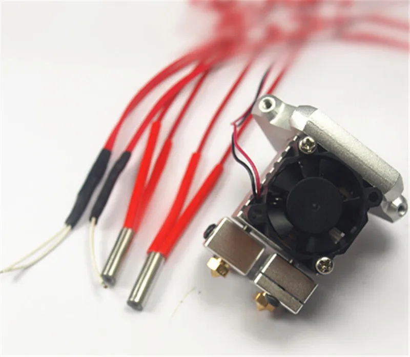 Reprap Delta Kossel k800 мини CNC металлический эффектор + набор для сборки Chimera hotend/Набор DIY 3D