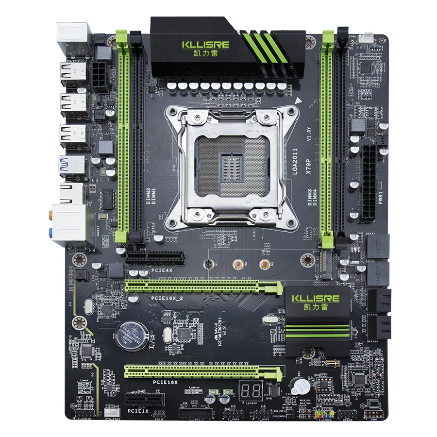 Kllisre X79 материнская плата с Ксеон E5 2689 2x8GB = 16 Гб 1600 МГц DDR3 8 память ECC Reg блок питания