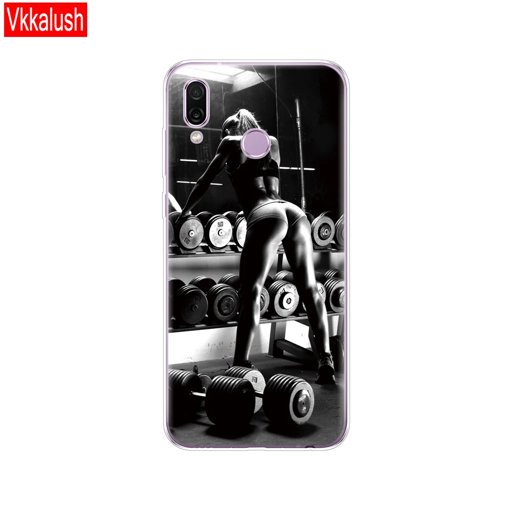 80091 Чехол для Honor Play, чехол 6,3 '', Мягкая силиконовая задняя накладка чехла из ТПУ для huawei Honor Play, чехол, чехлы, бампер - Цвет: 80091