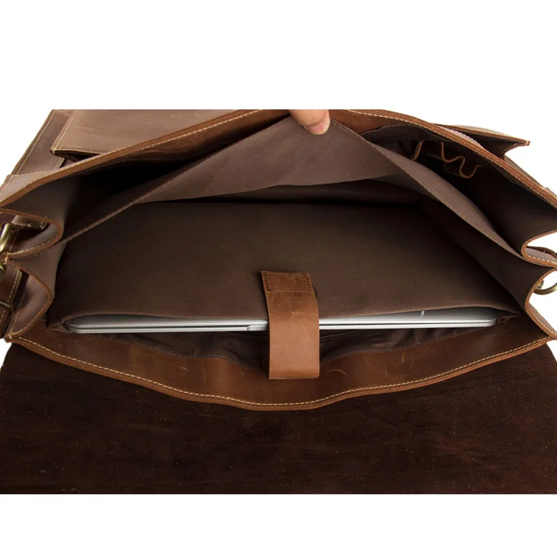 Сумка тоут Мужская для ноутбука 15 дюймов коричневая 1031|briefcase business|business briefcaseoffice case
