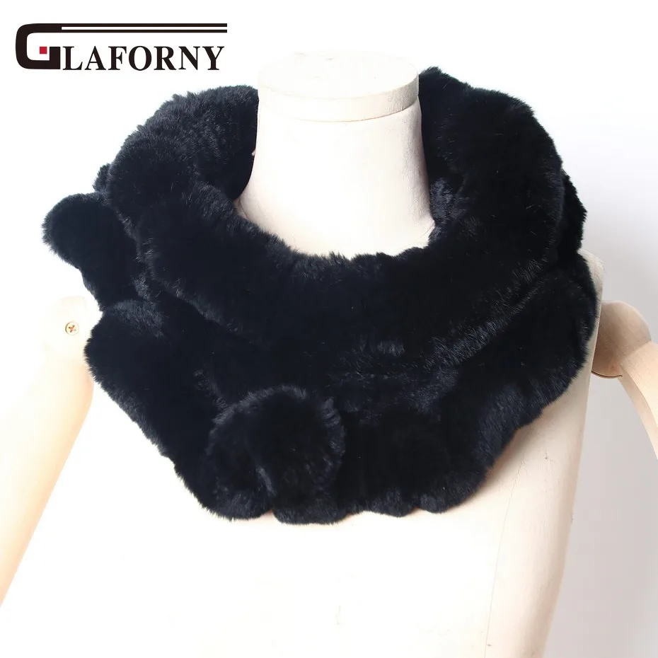 ZDFURS* новые женские шарфы из меха кролика Рекс, кольца, зимние теплые меховые шарфы, снуд, высокое качество, натуральный мех, одноцветные, модные