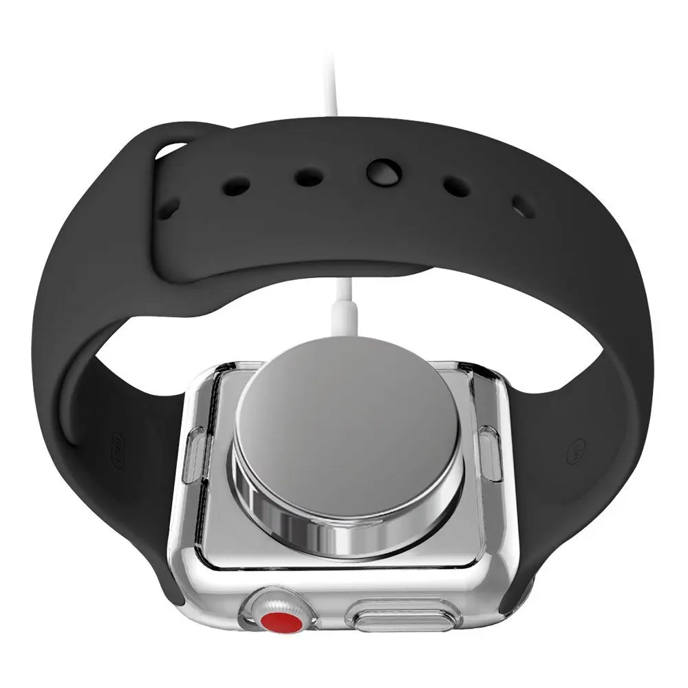 Чехол для apple watch band 42 мм 38 iwatch ТПУ защитный гибкий бампер с защитой от царапин