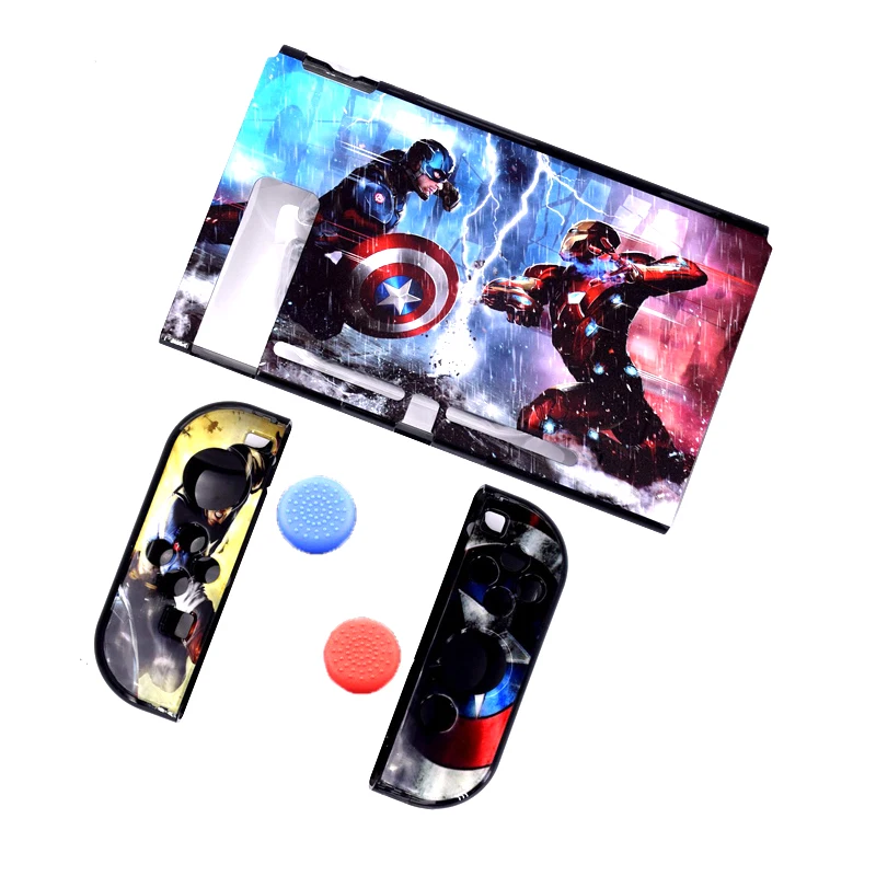 Защитный чехол-накладка для пульта Nitendo Switch Console с контроллером Joy-Con, прямая стыковка