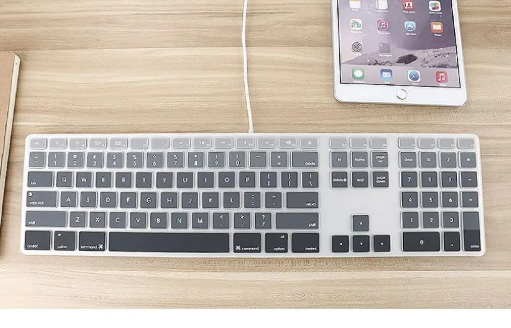 Для Apple iMac настольный протектор Flim красочная силиконовая крышка клавиатуры с цифровой клавиатурой для Apple iMac G5/G6 A1243