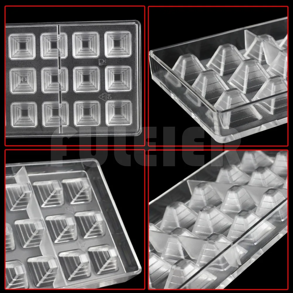 Форма для шоколада из поликарбоната в форме пирамиды|chocolate mold|baking toolspyramid shape |
