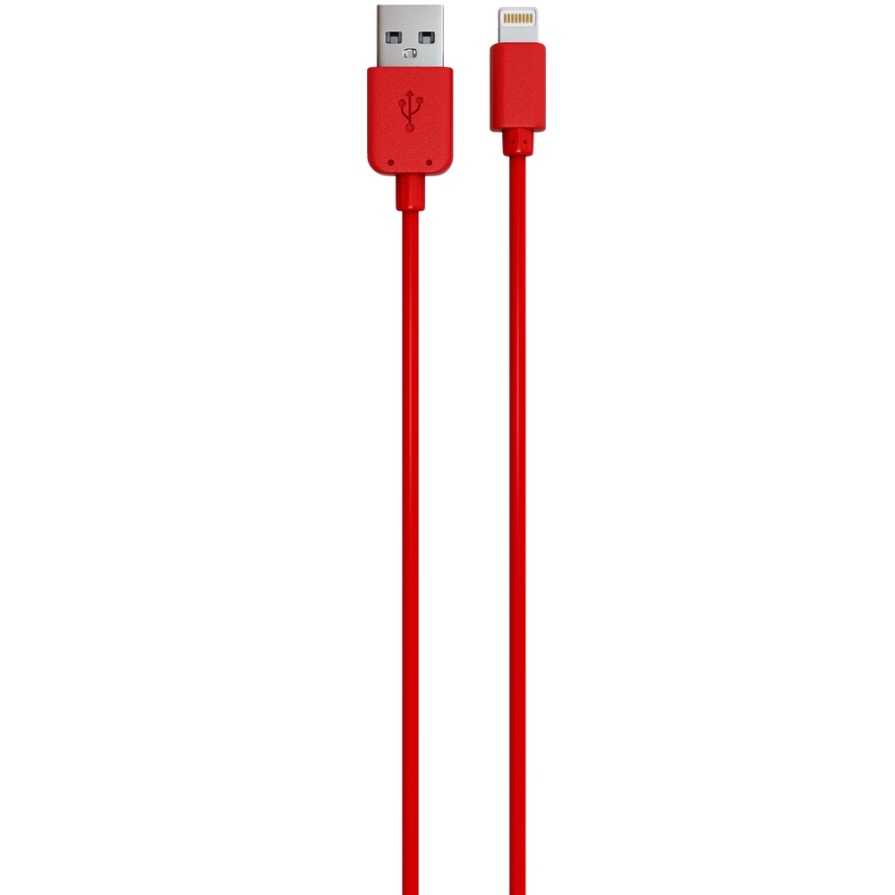 Дата кабель Red Line USB 8 pin для Apple красный УТ000010041|Кабели мобильных телефонов| |