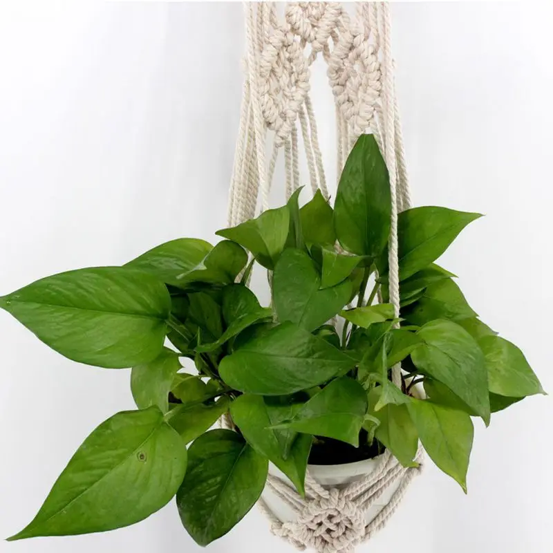 Скандинавская богемная сборка Гобеленовая корзина для растений в горшке