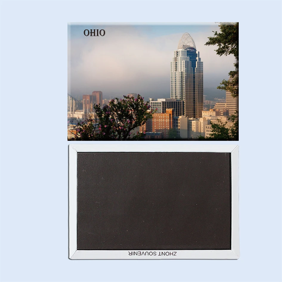 

Ohio cincinnati business center aerial view 22910 Travel fridge magnets gifts for friends