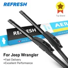 REFRESH Щетки стеклоочистителя для Jeep Wrangler JK Fit Hook Arms 2007 2008 2009 2010 2011 2012 2013 2014 2015
