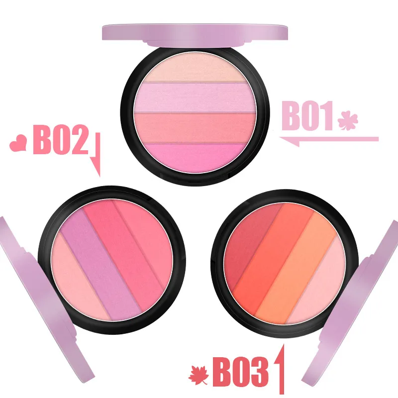 Фирменные Косметические румяна для макияжа лица легко носить долговечный цвет