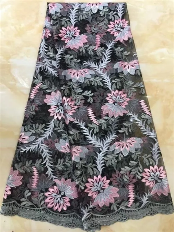 Оптовая цена 2019 высокое качество кружева гипюр с вышивкой Французский кружевной
