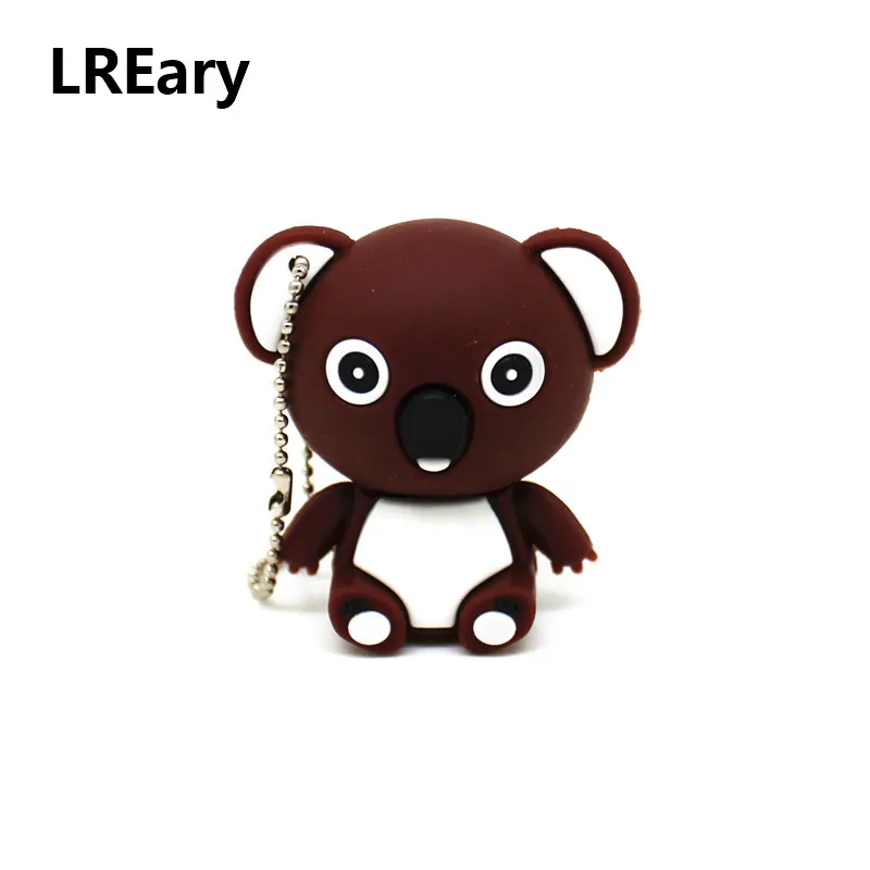 Милый серый/коричневый Австралийский медведь Coala Koala USB-флеш-накопитель 4 ГБ/8 ГБ/16