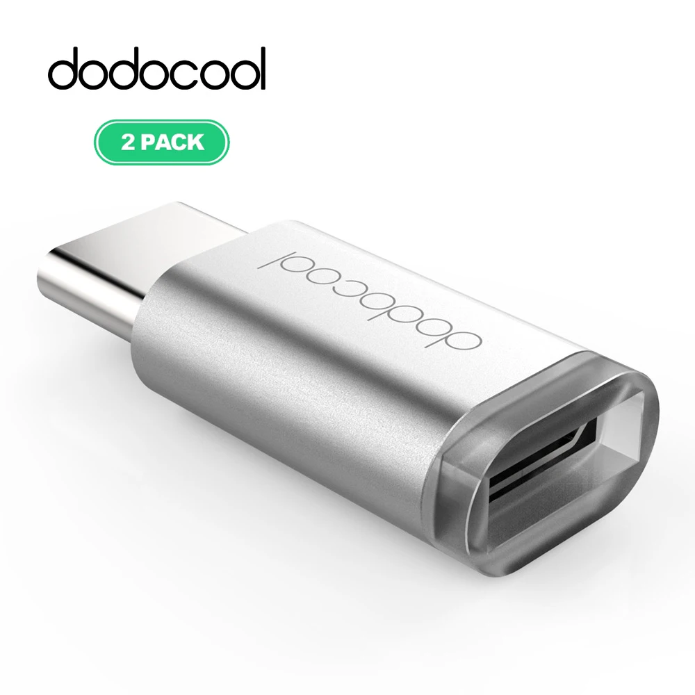 Dodocool usb type C type-C к Micro USB конвертер адаптер USB-C для Xiaomi mi5 4S OnePlus Two 2 Nexus 5X6 P meizu pro 6 P9 Nokia