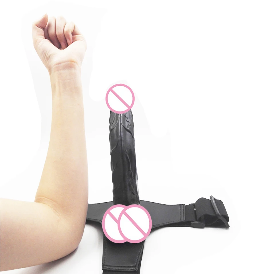 Реалистичный силиконовый фаллоимитатор 22*4 см страпон огромный пенис трусики для