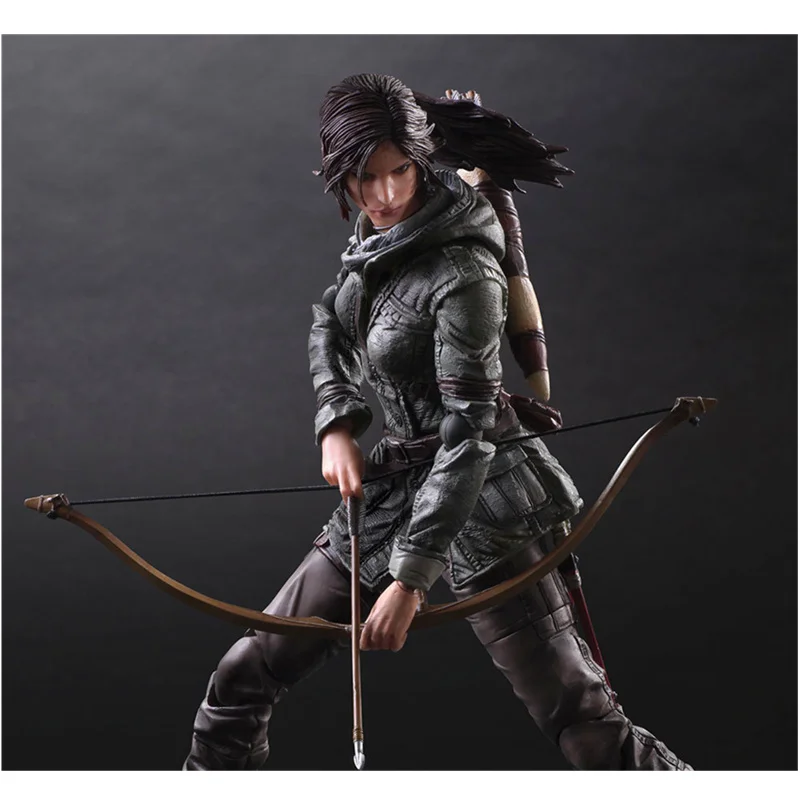26 см игра искусство Rise of The Tomb Raider Lara Croft фигурка куклы игрушки ПВХ Коллекционная