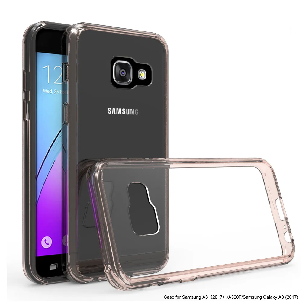 Жесткий Чехол бампер из ТПУ и акрила для Samsung Galaxy A3 A5 J3 Emerge 2017 J1 Mini S7 Active S8 Plus|cover for
