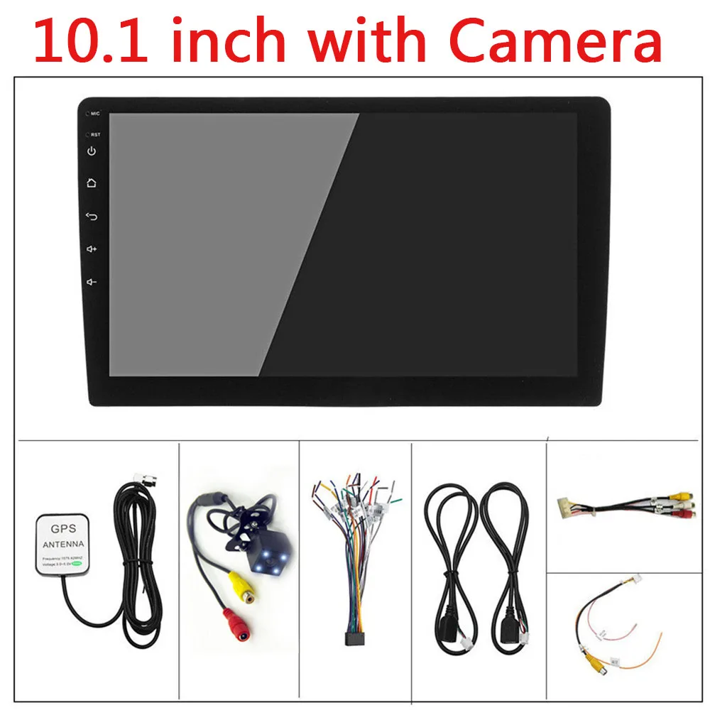 10.1 in w camera 9/10. 1 дюймов Android 8. 1 Автомагнитола 2 Din автомагнитола Автомобильная стерео Автомагнитола Wifi FM Bluetooth стерео 2Din Gps 45 - Цвет: 10.1 in w camera