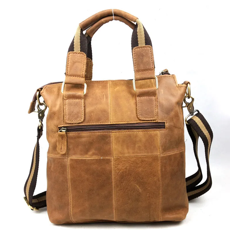 Новый Ретро масло Воск/Crazy Horse Пояса из натуральной кожи Для мужчин сумки Crossbody