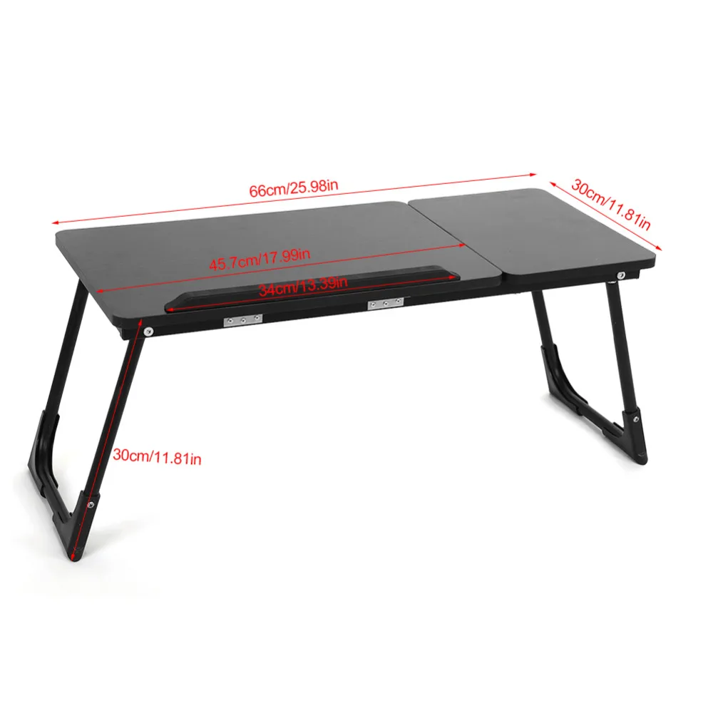 Портативный Регулируемый деревянный стол для ноутбука тв кровать лоток ПК