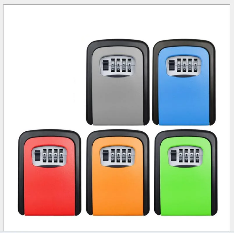 Новая Стальная наружная настенная коробка для ключей с комбинацией магазина