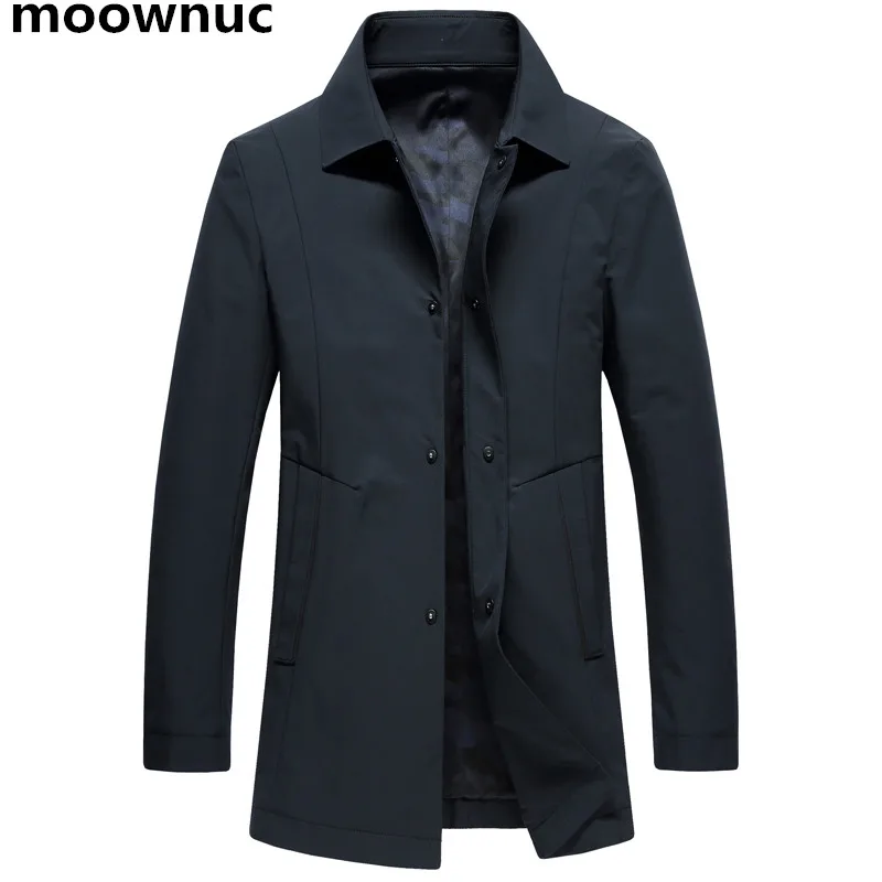 Brand autumn men's trench coats slim fit men and casual jackets 2018 dress mens black/blue windbreaker plus size M-3XL | Мужская
